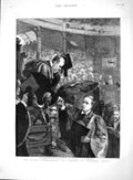 Original Old Antique Print 1893 Oxford Commemoration Lord Rosebery Degrees 19th