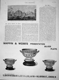 Old Antique Print 1893 Sisters Hospital Albans Blundell Maple Mappin Webb 19th