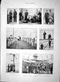 Old Antique Print 1893 Ship Victoria Camperdown Sailors Navy Bluejackets 19th