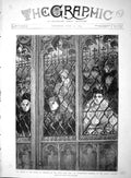 Old Antique Print 1893 Debate House Commons Home Rule Bill Ladies Gallery 19th