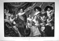Old Antique Print 1893 Banquet Officers Arquebusiers St. George Haarlem 19th