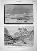 Old Antique Print 1893 Russia Pamirs Lord Dunmore Roche Asia Tashkurgan 19th
