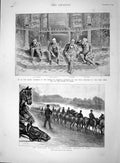 Old Antique Print 1893 House Commons Bryce Morley Trevelyan Asquith War 19th