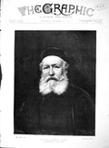 Original Old Antique Print 1893 Portrait Charles Gounod Man Duran Victorian