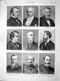 Old Antique Print 1893 Viceroy India Elgin Northbrook Mayo Ripon Macmahon 19th