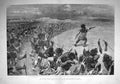 Antique Old Print 1893 King Lo Benyula War Matabeleland Assegai Colquhoun 19th