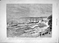 Original Old Antique Print 1893 Ships Cornwall Bessie Vulture Cintra Godre 19th