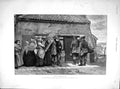 Original Old Antique Print 1893 Messenger Family Home Ladies Marsh Fine Art