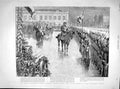 Original Old Antique Print 1893 Oath Allegiance Siers German Emperor Lustgarten