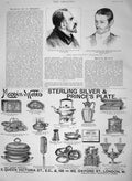 Original Old Antique Print 1894 Anarchists Jose Salvador Franch Liceo Theat 19th
