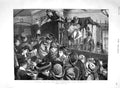 Original Old Antique Print 1894 Scene Besieging Pit Door Commissariat Fine Art