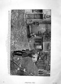 Original Old Antique Print 1894 Street Scene Rothenburg Germany Lantern Light