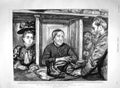 Original Old Antique Print 1894 Pawnbrokers Counter Shop Jewellery Victorian