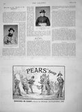 Old Antique Print 1894 Peter Lechner Hermit Josefa Tannschutz Pears Soap 19th