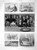 Original Old Antique Print 1894 Monte Carlo Casino Croupiers Roulette Gambling