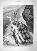 Old Antique Print 1894 Trollying Chaman Khojak Tunnel Shela Bagh Mountain 19th