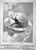 Old Antique Print 1894 Advertisement Brooke'S Monkey Brand Soap Washing 19th