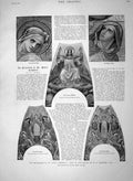 Old Antique Print 1894 Decoration Paul'S Cathedral Sibyl Angels Mosaics 19th