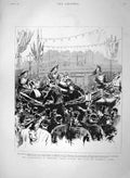 Original Old Antique Print 1894 Assassination President Carnot Palais C 19th