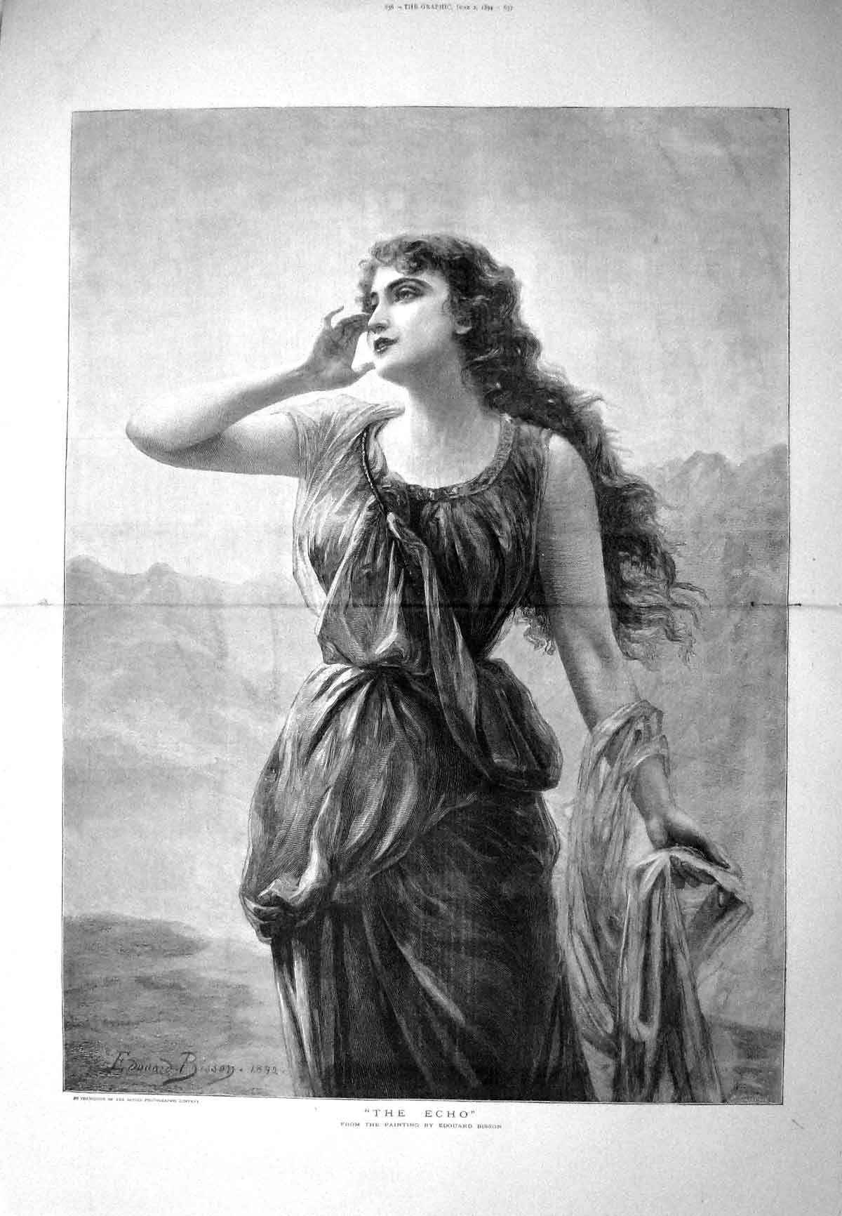 Antique Old Print 1894 Manchester Ship Canal Royal Yacht Enchantress Lock 19th