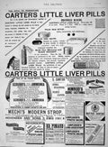 Original Old Antique Print 1894 Advertisement Carter'S Little Liver Pills Kropp