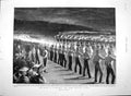 Original Old Antique Print 1894 Queen Aldershot Grand Military Tato Victorian