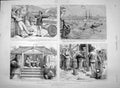 Old Antique Print 1894 Manners Customs Police Japan Russian Bluejackets 19th