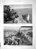 Original Old Antique Print 1894 Tommy Atkins Madame Robilliard Nose Aldern 19th