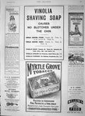 Old Antique Print 1894 Advertisement Vinolia Soap Myrtle Tobacco Mellins 19th