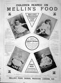 Original Old Antique Print 1894 Advertisement Mellin'S Emulsion Childrens Food
