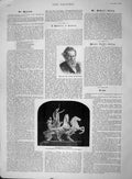 Original Old Antique Print 1894 Autumn Afternoon Ornamental Water James'S Park