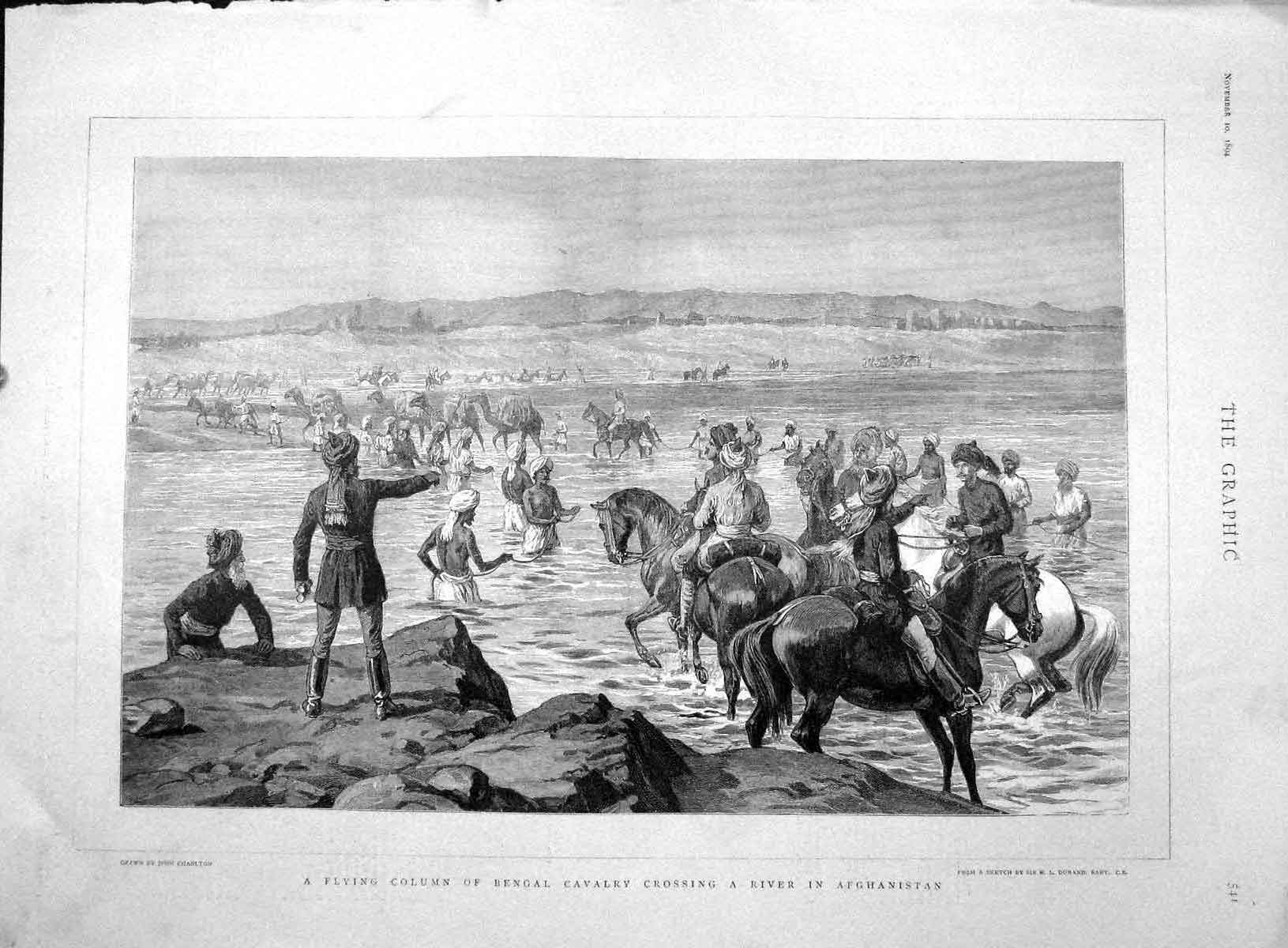 Original Old Antique Print 1894 Cutter Ship Undaunted Centurion Regatta 19th