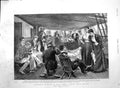 Old Antique Print 1894 Perilous Position Horse Fallen Over Cliff Charlton 19th