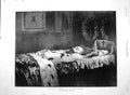 Original Old Antique Print 1894 Dead Body Lying State Emperor Russias Livadia