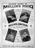 Original Old Antique Print 1894 Advertisement Mellin'S Food Emulsion Peckham