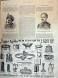 Antique Print 1895 Late Maharajah Mysore Ex-King Francis Naples Mappin Webb