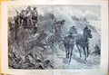 Old 1895 Ticklish Team Departure South African Transport Coach Zebra 0 Victorian