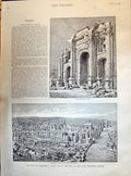 Old 1895 Ruins Timegatte Atlas Mountains Algeria Little Girl Daddy Ca Victorian
