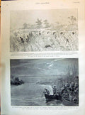 Old 1895 Somalis Attack Mission Station Kulessa Fighting Tana River M Victorian