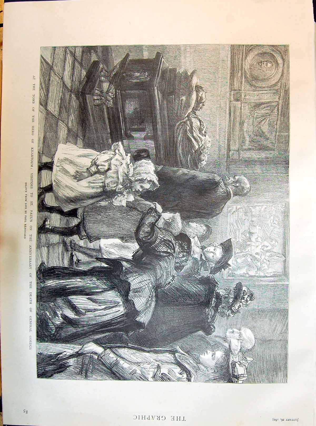 Old 1895 Tomb Khartoum General Gordon Long Mckay Ahmad Crouch Perkins Victorian