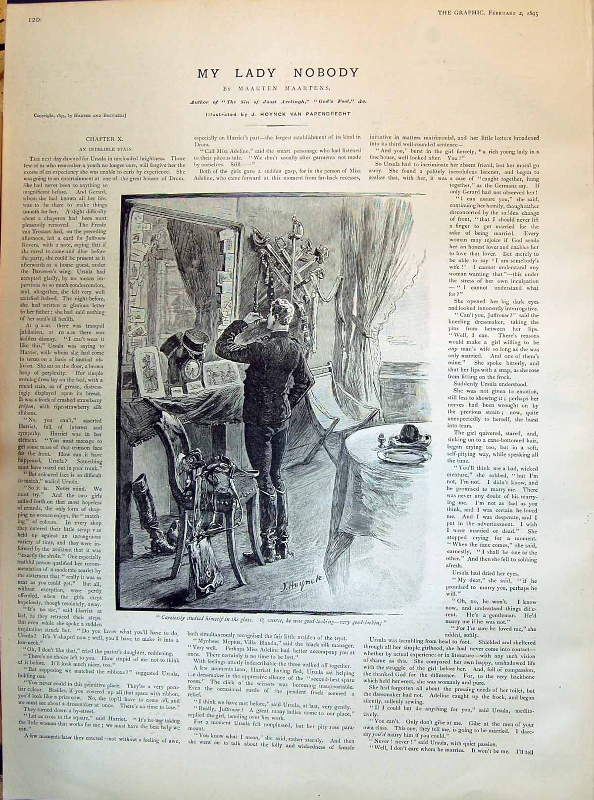 Old 1895 Lady Nobody Maartens Francois Certain Canrobert Marshall Fra Victorian