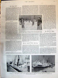 Old 1895 Skating Loch Lomond Balloch Frost Christiania Ancient Egypti Victorian