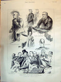 Old 1895 Patriotism Versus Party House Sketches Indian Cotton Duties Victorian