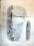 Old 1895 Regatta Cannes Yachts Hall Morton Ripon German-Reed Gould Hi Victorian