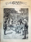 Old 1895 An Officer'S Wedding At Himalayan Hill Station Horse Weapons Victorian
