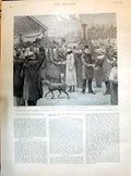 Old 1895 Prince Bismarck'S Eightieth Birthday Ex-Chancellor Friedrich Victorian