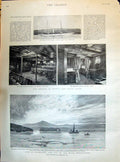 Old 1895 Khedive Egypt Steam Yacht Safa-El-Bahr Simonosaki Queen At C Victorian
