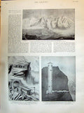 Old 1895 Jungfrau Range Railway Lift Pathway Oxford Cambridge Boat Ra Victorian