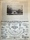 Old Antique Print 1895 Gateway Ancient Palace Tartar Khans Crimea Gsmiths 19th