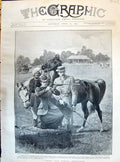 Old 1895 Ladies Loyd Lindsay Competition Horses Hunting Shooting Spor Victorian
